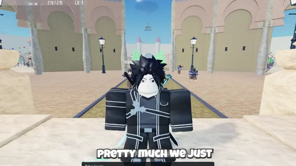 Town of Beginnings plaza on Sword Art Eternity