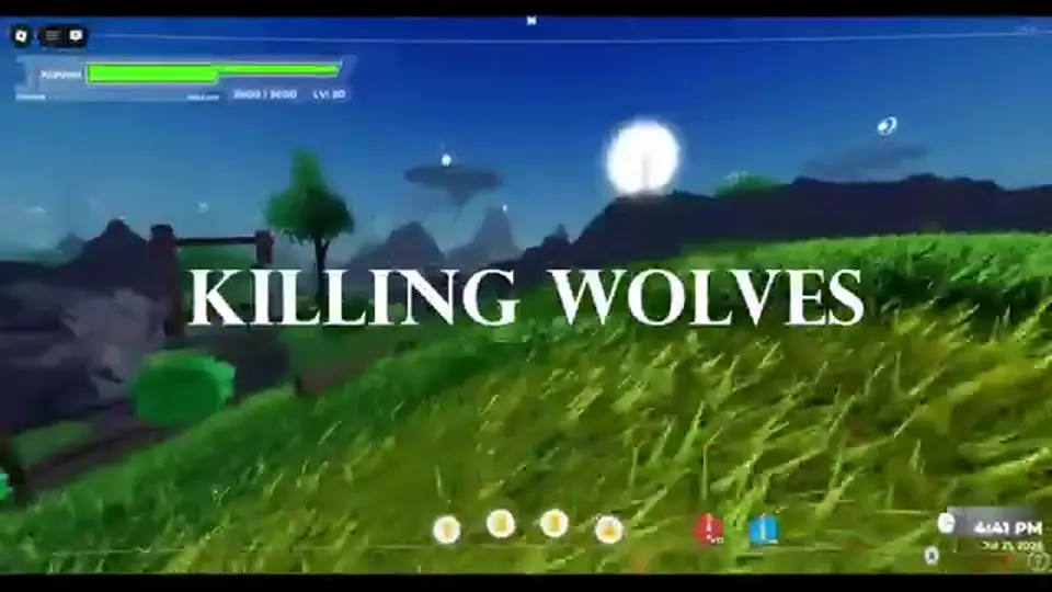 Wolf spawns outside Medai for the 5-15 farm