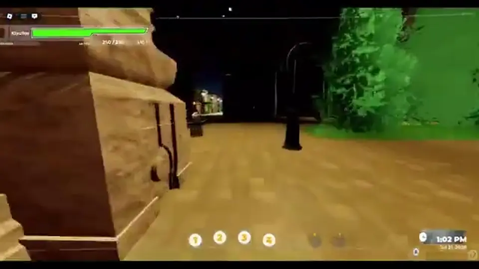 Running in Town of Beginnings to train Stamina